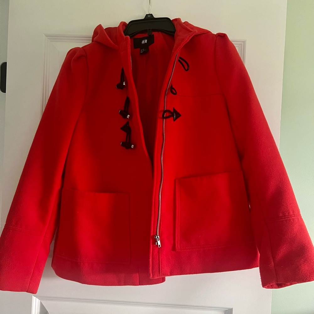 H&M red coat